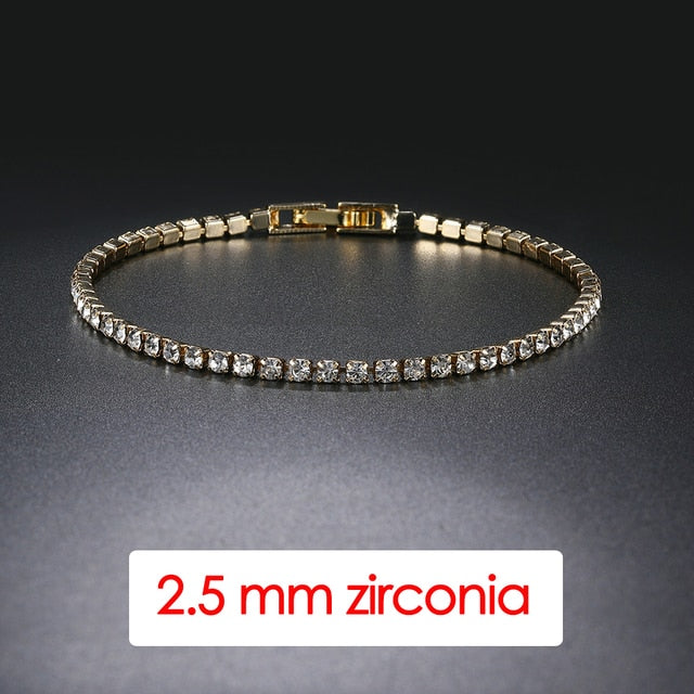 Iced Out Crystal Tennis Bracelet